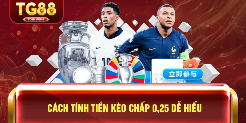 Cách Tính Tiền Kèo Chấp 0.25 Dễ Hiểu